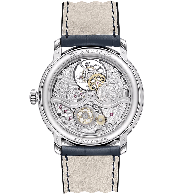 Blancpain Metiersd ArtEmailCloisonne Mechanical watch with visible inner workings on a white background
